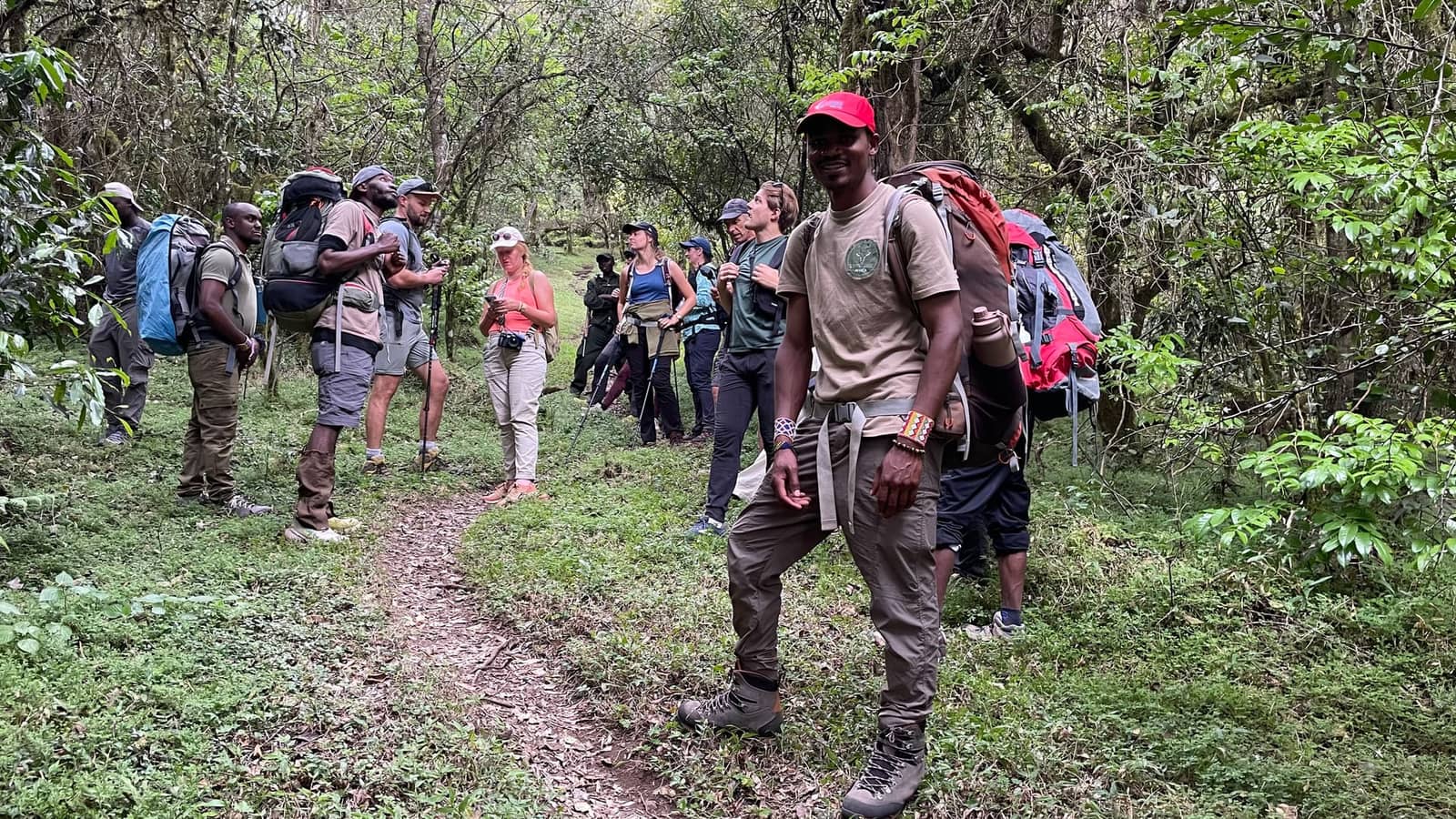 Kilimanjaro rocky path